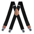 thumbnail image 6 of SGFCWSX Men's X-Back Suspenders, 4-Clip Adjustable Elastic Formal Casual Black, 6 of 6