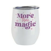 Craft Express 6 Pack 12 oz Glitter Sparkling Stainless Steel Stemless Sublimation Cups