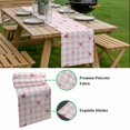 thumbnail image 5 of Valentine's Day Table Runner - 72 Inch Long, Kitchen Dining Table Runner Dresser Scarves, Red Love Heart Romantic Pink Buffalo Plaid Farmhouse Decor for Coffee Tables Wedding Party Banquet, 5 of 8