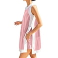 thumbnail image 2 of Dianli Two Piece Sets Women's Short Sleeve Round Neck Top And Matching Shorts Lightweight Breathable Cotton Linen Casual Homewear Beach Outfit Matching Set, 2 of 8