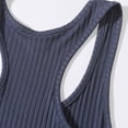 thumbnail image 5 of LEKWK Men's Ribbed Tank Tops Sleeveless Muscle Shirts Scoop Neck Undershirts Slim Fit Gym Workout Bodybuilding Athletic Summer Vest Breathable Tees, 5 of 6