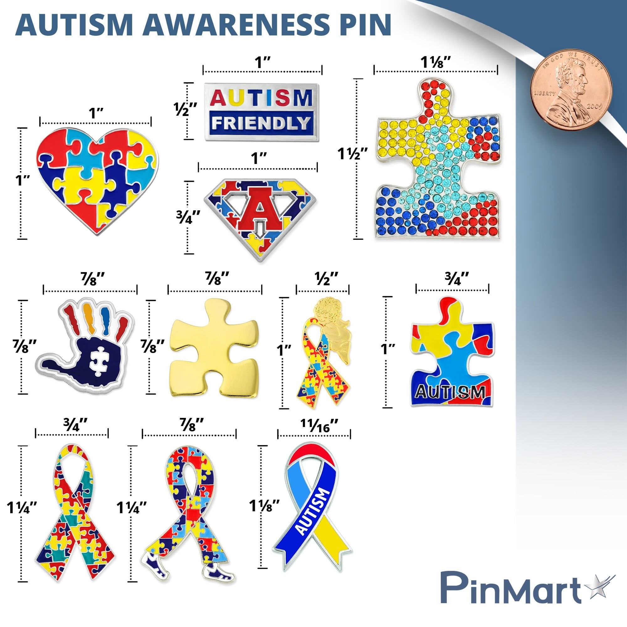 PinMart's Autism Awareness Ribbon Angel Enamel Lapel Pin - 5 Pack Fe77c204 A941 4c4c A29b D1dc9d9864cc.2a9fe6d002518ee463d749d030989112