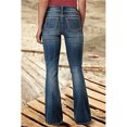 thumbnail image 3 of Jeans Baggy Déchirés Taille Basse pour Femmes Coupe Ample Jambe Grand Style Coréen Rétro Polyester, 3 of 9