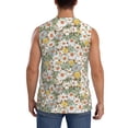 thumbnail image 4 of Daiia Daisy Printed Men's Tank Tops,Casual Soft Sleeveless Gym Muscle Shirts Bodybuilding Tee-X-Large, 4 of 8