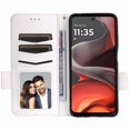 thumbnail image 3 of Wallet Case for Motorola Moto G17 Power Flip Cover with Card Slots & Kickstand White, 3 of 5