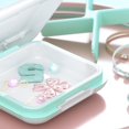 thumbnail image 3 of Small Pill Box, Travel Pill Case - Portable Pill Holder, Pill Container for Purse, Waterproof Medicine Organizer, Compact Vitamin Case, White, 3 of 5