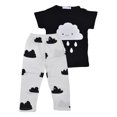 thumbnail image 2 of T-Shirt Long Pants, Baby Boy Shirt Pants Set Toddler Kids Baby Boy Short Sleeve Cotton Fiber Material Baby Boy Clothing Set For Casual For Holiday For Daily ANGGREK GH2018, 2 of 8