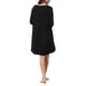 thumbnail image 3 of Camisón de manga larga con encaje para mujer INSPIRE CHIC, vestido tipo camiseta, talla XL, negro, 3 of 6