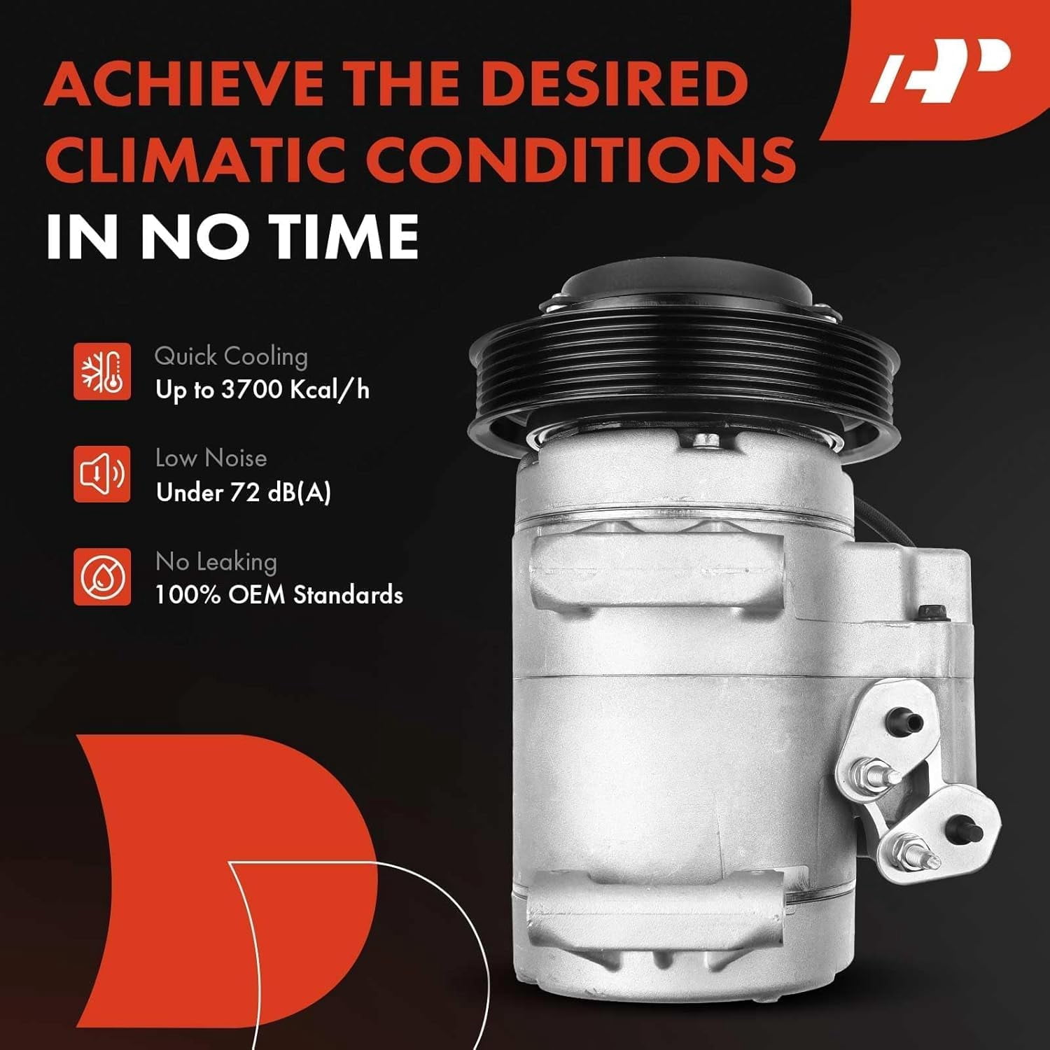 A-Premium AC Compressor with Clutch Compatible with Acura MDX 2014-2016 Honda Pilot 2016-2020 Ridgeline 2017-2019 V6 3.5L