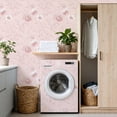 thumbnail image 4 of Pink Peel and Stick Wallpaper Delicate Floral Design Soft Pink Flower Spring Wall Mural 17.7in x 9.8ft Self Adhesive Removable Wall Paper Renter Friendly Wallpaper for Girls Bedroom Nursery, 4 of 8