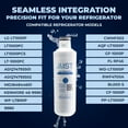 thumbnail image 3 of Mist Refrigerator Water Filter, Compatible with LG LT1000P, ADQ747935, MDJ64844601, LMXS28626D, Kenmore 46-9980, 469981, 3-Pack, 3 of 7