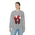 thumbnail image 6 of Skull Blood Roses Red Balloons Unisex Heavy Blend™ Crewneck Sweatshirt, 6 of 7