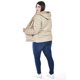thumbnail image 3 of Chamarra acolchada con capucha Roman Fashion /Tallas Extras, 005 (Beige) beige 36, 3 of 7