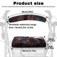 thumbnail image 6 of HELLHERO Non-Slip Fit Seat & Back Covers Seat & Backrest Covers with Stretchable Material Dust Cover Street and Outdoors (American Flag Horse), 6 of 7