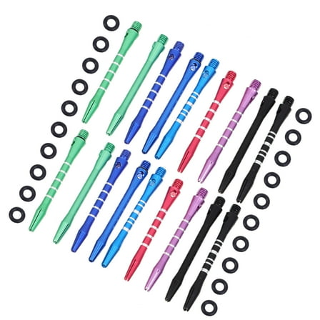 TEHAUX Aluminum Shafts 30Pieces Set For Dart Training And Gaming Lightweight