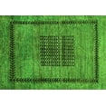thumbnail image 1 of Ahgly Company Indoor Rectangle Abstract Green Modern Area Rugs, 6' x 9', 1 of 4