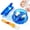 Blue*1, variant on Clear Manual Garlic Twister and Ginger Mincer Tool, Transparent Manual Garlic Twister and Crusher, for Garlic, Onion,and Ginger