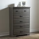 thumbnail image 2 of Cajonera de 5 cajones color Maple gris , South Shore Furniture, 2 of 4