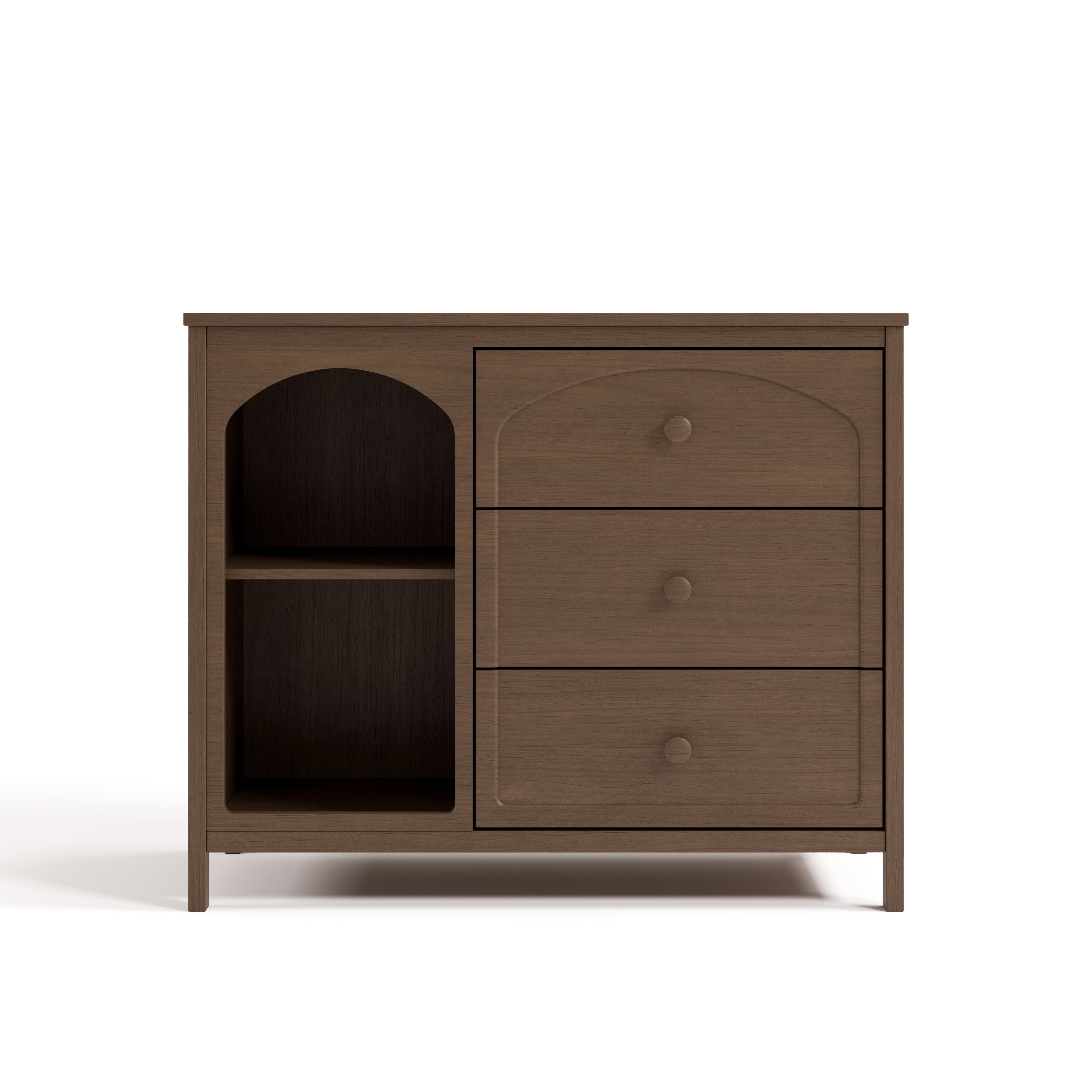 Graco Olivia 3 Drawer Combo Dresser, Hazelnut