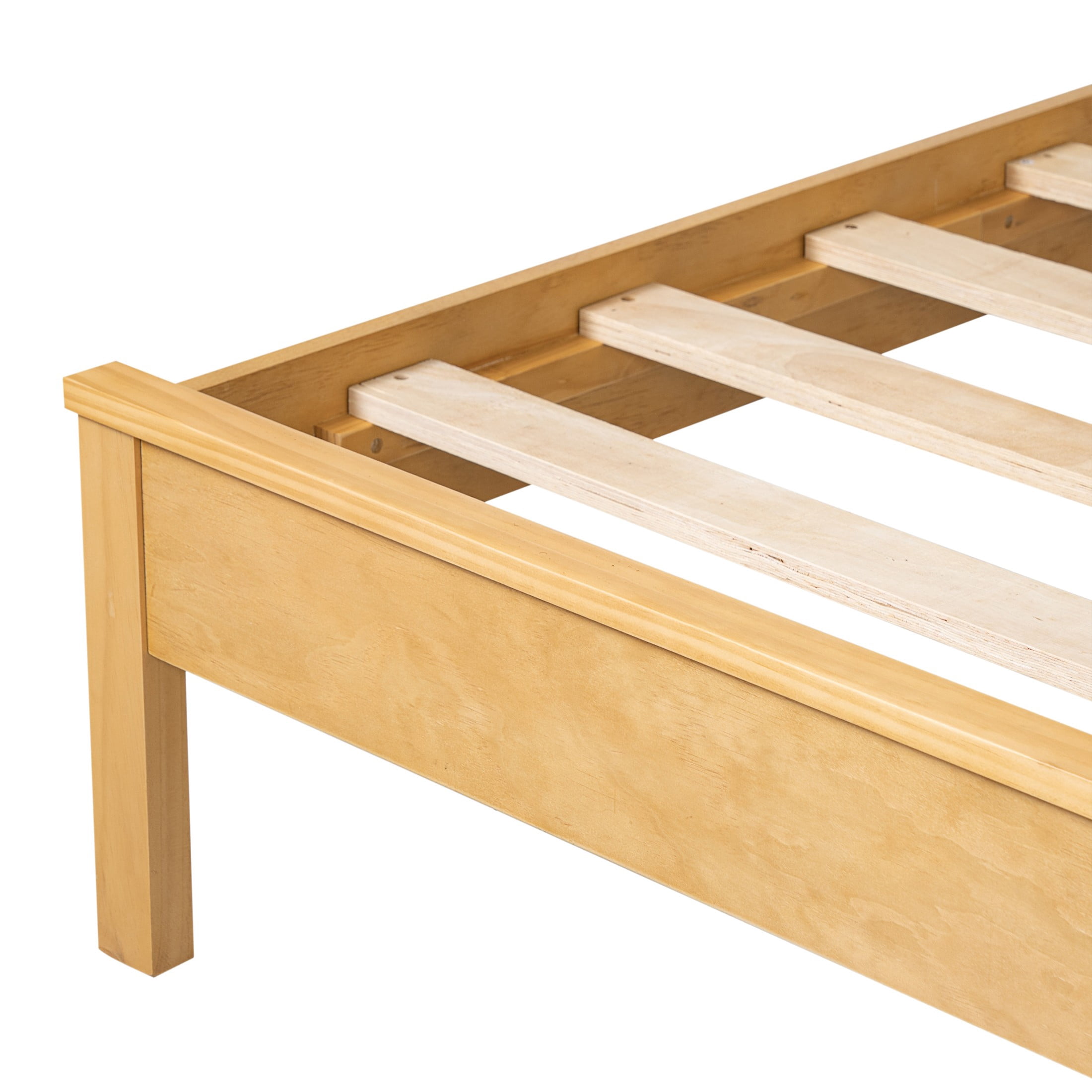 Christopher Knight Home Bohemian King Wood Platform Bed Frame with Rattan Headboard, Natural