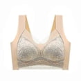 thumbnail image 1 of Bras for Woman Wireless Underwear Sleep Bralette One Piece Soild Color Brassiere Light and Thin No Wire Comfortable Lace Seamless Vest, 1 of 4
