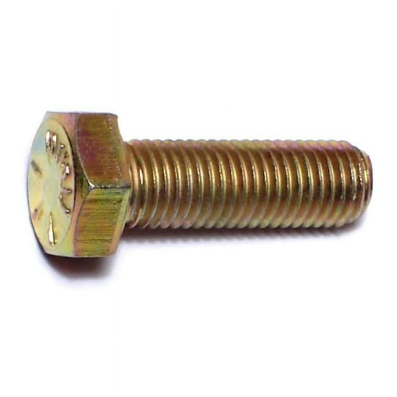 5/16"-24 x 1" Zinc Plated Grade 8 Steel Fine Thread Hex Cap Screws HCS8-121