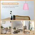 thumbnail image 4 of HEALEEP mini lampshade Lampshade Pink Iron with Dust Protection 1Set, 4 of 8