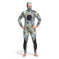 thumbnail image 4 of Trajes de neopreno de natación de 3 mm para hombre, buceo de manga larga con capucha de 2 piezas, 4 of 8