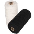 thumbnail image 5 of Hilo de encaje de alambre trenzado de 3mm, cuerda de algodón Natural de una sola hebra para anudar ganchos, 2 uds., 5 of 5