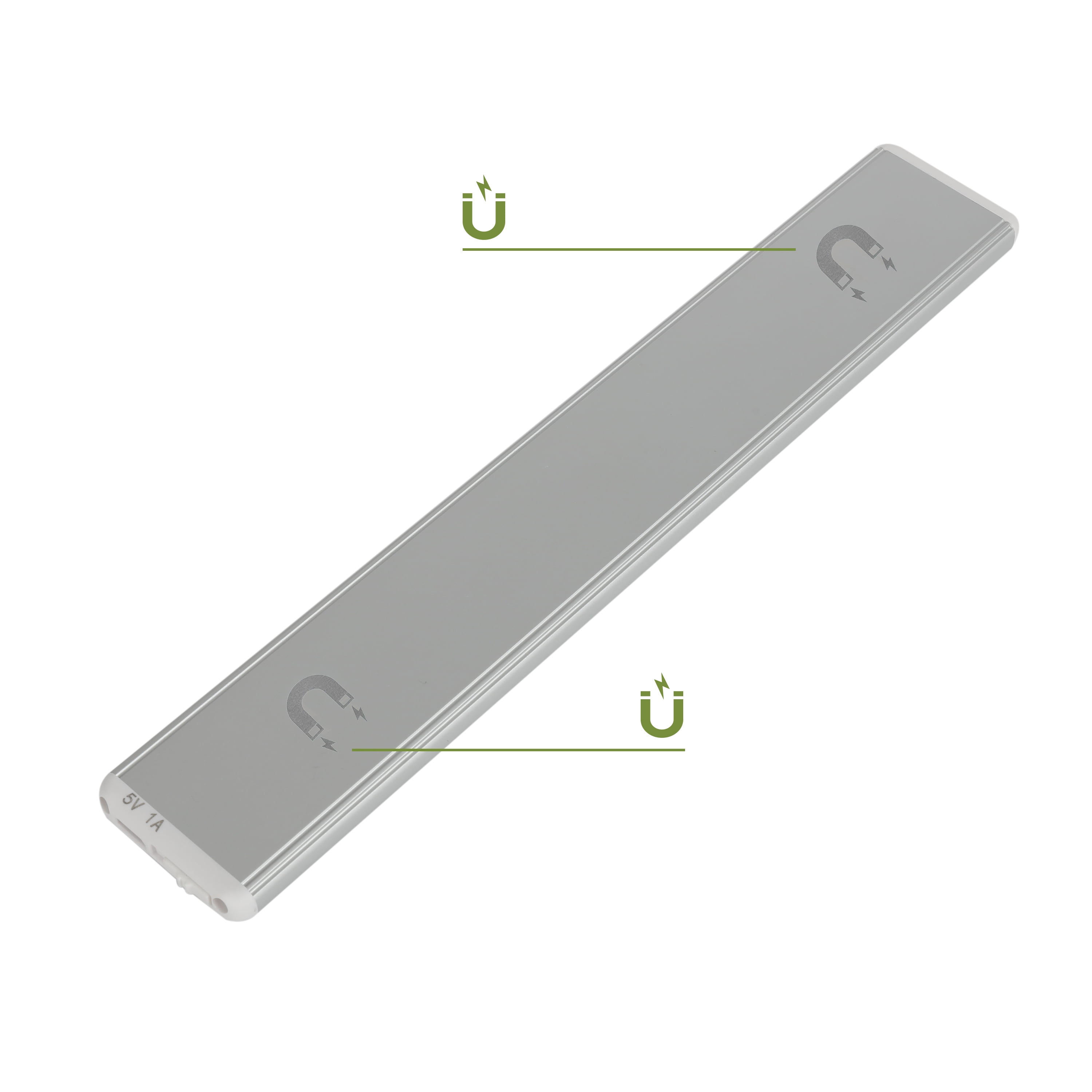 (2 pack) Great Value 9" 100 Lumens Rechargeable Under Cabinet Light, Soft White