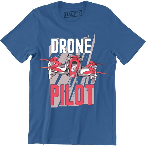 Mens Drone Pilot - Fun Quadcopter Clothing Accessories Top T-Shirt