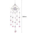 thumbnail image 2 of Carillones de viento de cristal, prismas colgantes de Metal coloridos, atrapaluz, adornos, regalos, 2 of 8