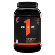 Rule One Proteins R1 Protein Powder Drink Mix, Strawberries & Creme, 1.98 lb (900 g)