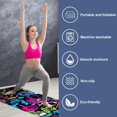 thumbnail image 2 of Graffiti Yoga Mat Towel with Storage Bag, 72.8"x26.8", Suitable for Hot Yoga, Pilates, Fitness - Yoga Blanket, Yoga Towel, Hot Yoga Towel Included, 2 of 6