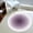 Purple, variant on Cream Style Round Area Rug, Soundproof Floor Mat for Living Room Bedroom Study
