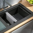 thumbnail image 2 of Bligli PVC Sink Divider Mat - Solid Grey (12.2"x4.7"), Non-Slip with 6 Suction Cups, Scratch & Stain Resistant, Fits Divided Basins, Easy to Clean, 2 of 8