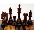 thumbnail image 3 of BLOOD ROSEWOOD STALLION KNIGHT Large Staunton Chess Set Cherry Color STORAGE Brd, 3 of 7