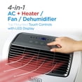 thumbnail image 3 of BLACK+DECKER BPACT12HWT 6,000 BTU SACC/CEC (12,000 BTU ASHRAE) Portable Air Conditioner with Heat & Remote Control, 3 of 8