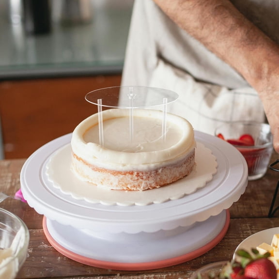 SWETRACE 5Sets Cake Dowel Rods White Plastic for Tiered Cakes and Floating Illusion