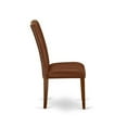 thumbnail image 5 of Pemberly Row 40" Faux Leather Dining Chair in Brown (Set of 2), 5 of 6