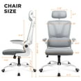 Soontrans Ergonomic High Back Office Chair, Mesh Computer Desk Chair