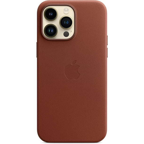 A iPhone 14 Pro Max Leather Case with MagSafe - Umber 