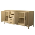 thumbnail image 5 of Wyndham Collection WCH757572DHOCXSXXMXX Janna 72" Double Free Standing Vanity Cabinet Only, 5 of 5
