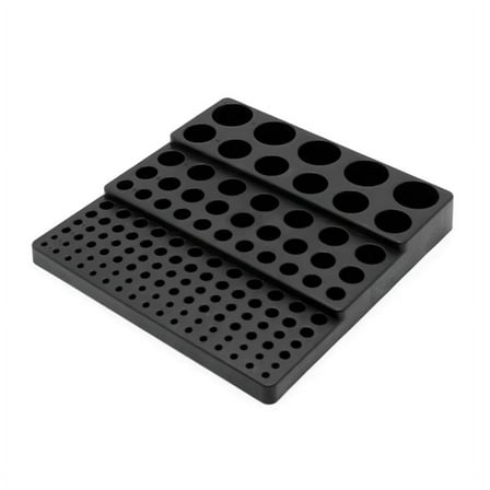 Multifunctional Drill Holder 131 Hole Tool Holder Box Drill Bit Storage Box Black