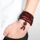 thumbnail image 5 of Pequeños obsequios, joyas tradicionales para hombres y mujeres, pulseras de cuentas de oración vintage, pulseras multicapa, 5 of 5