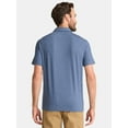 thumbnail image 3 of George Men's & Big Men's Poly Polo with Short Sleeves, Sizes S-3XL, 3 of 5