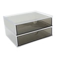thumbnail image 2 of Organizador de de uñas Cosméticos a prueba de polvo 2 niveles Pantalla acrílica Estuche de maquillaje Caja de almacenamiento para dormitorio E Negro, 2 of 8