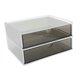 thumbnail image 2 of Organizador de de uñas Cosméticos a prueba de polvo 2 niveles Pantalla acrílica Estuche de maquillaje Caja de almacenamiento para dormitorio E Negro, 2 of 8
