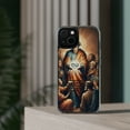 thumbnail image 3 of DistinctInk Hybrid (Acrylic / TPU) Clear Slim Fit Case for Apple iPhone 13 MINI (5.4" Screen) - "John 3:16 - God's Love: Eternal Life Through Belief", 3 of 8