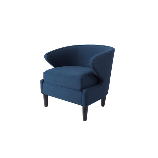 Chaise d'Appoint Dos Serré Sophia Bleu Nuit